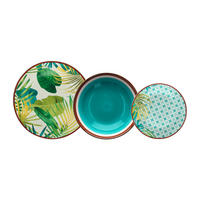 JEDILNI SERVIS  MADISON JUNGLE     18-delni   - večbarvno, Basics, keramika (34/22/27,5cm) - Tognana
