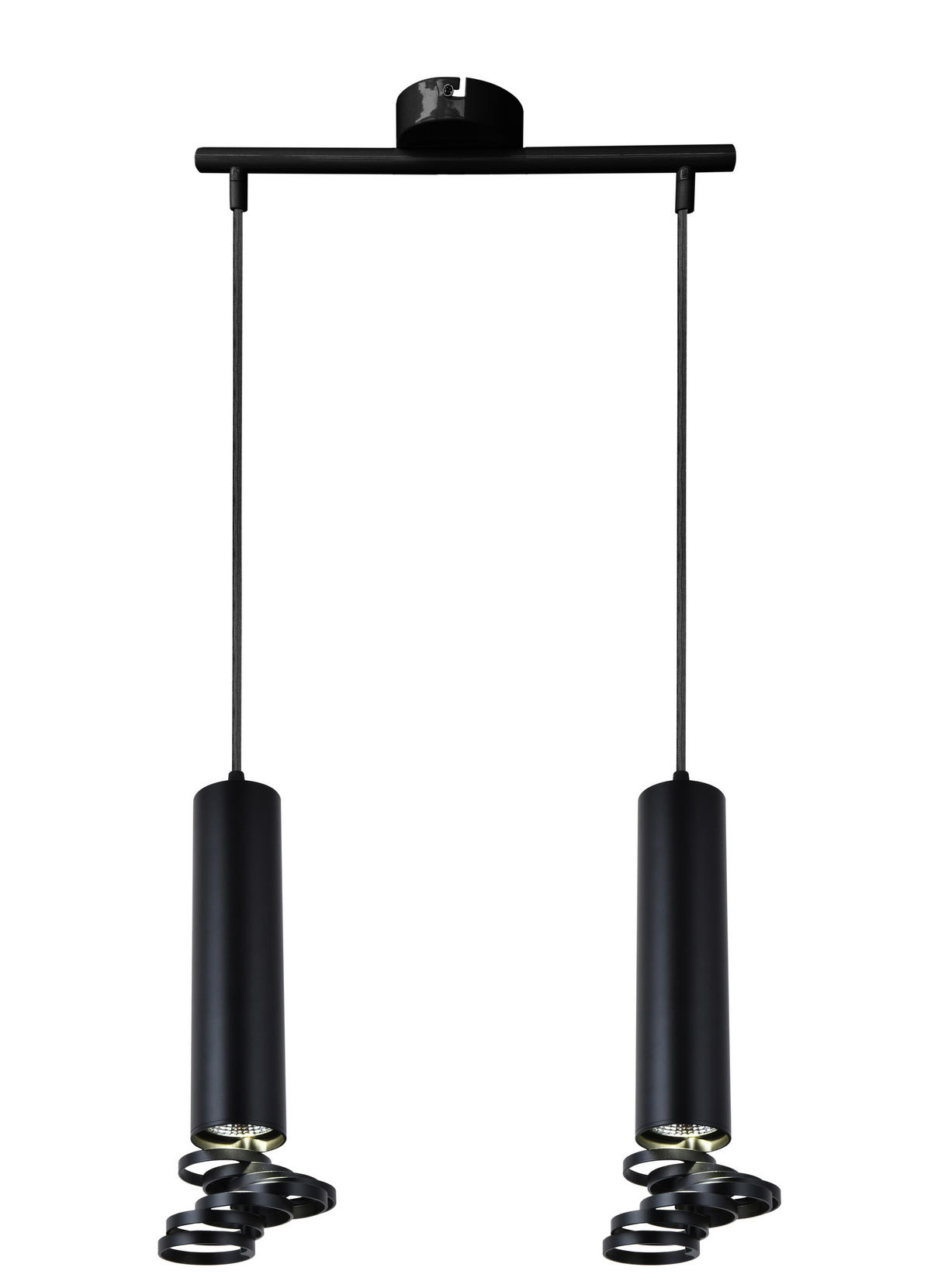 HÄNGELEUCHTE 6/30/100 cm   - Schwarz, Design, Metall (6/30/100cm)