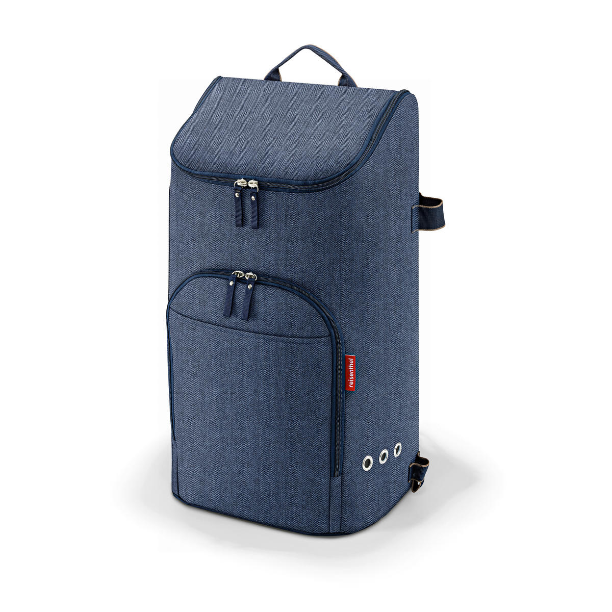 GEANTĂ SHOPPER - albastru închis, Basics, textil (34/60/24cm)