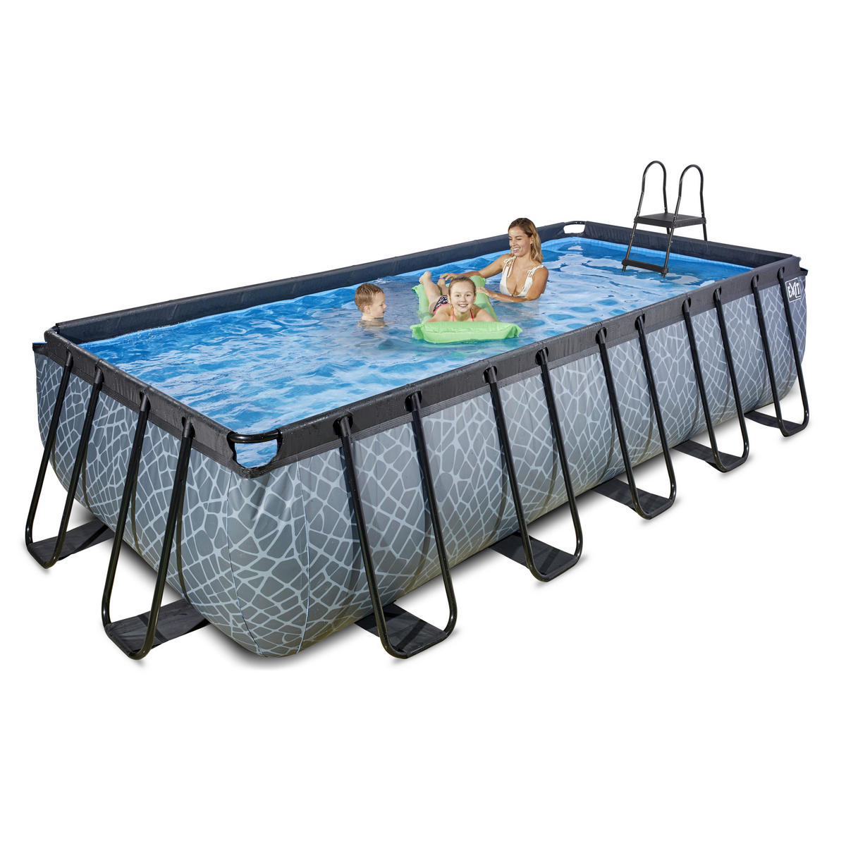EXIT POOL STONE 540X250 540/250/122 cm  - Grau, KONVENTIONELL (540/250/122cm) - EXIT Toys