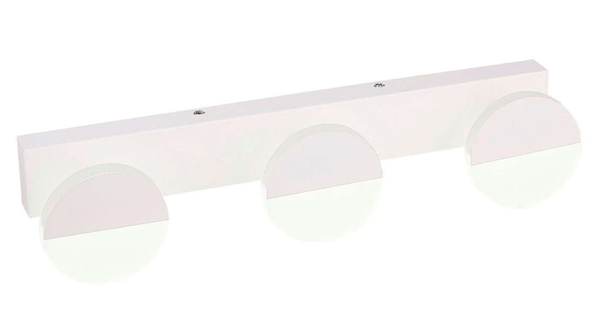 VÄGGLAMPA Sing 13/49/13 cm   - vit, Design, metall (13/49/13cm)