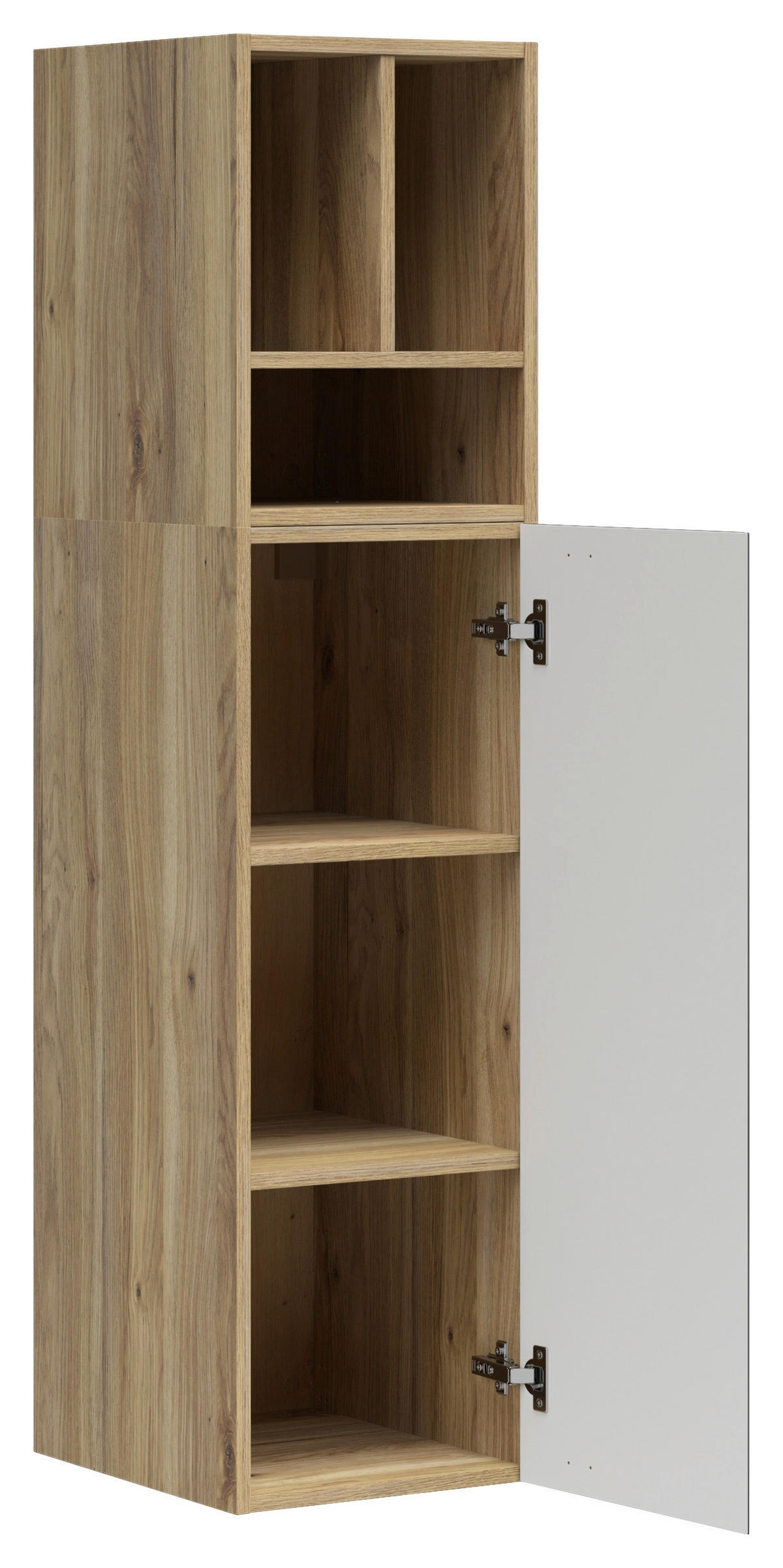 REGALELEMENT  135/33/40 cm Graphitfarben, Eichefarben  - Eichefarben/Graphitfarben, Modern, Holzwerkstoff (135/33/40cm) - Carryhome