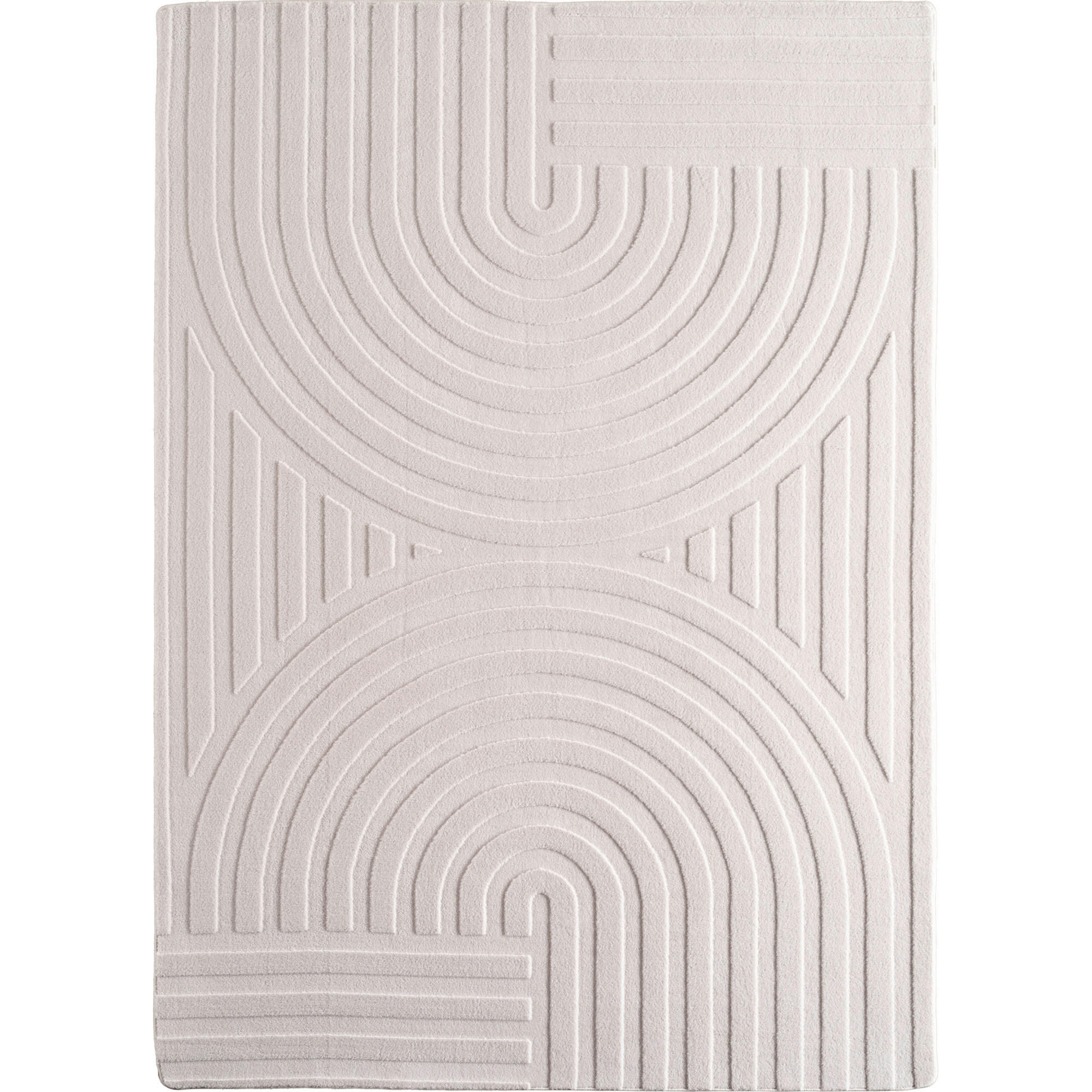 FLACHWEBETEPPICH 140/200 cm Pompei Creme  - Creme, KONVENTIONELL, Textil (140/200cm) - Novel