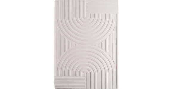 FLACHWEBETEPPICH 240/340 cm Pompei Creme  - Creme, KONVENTIONELL, Textil (240/340cm) - Novel