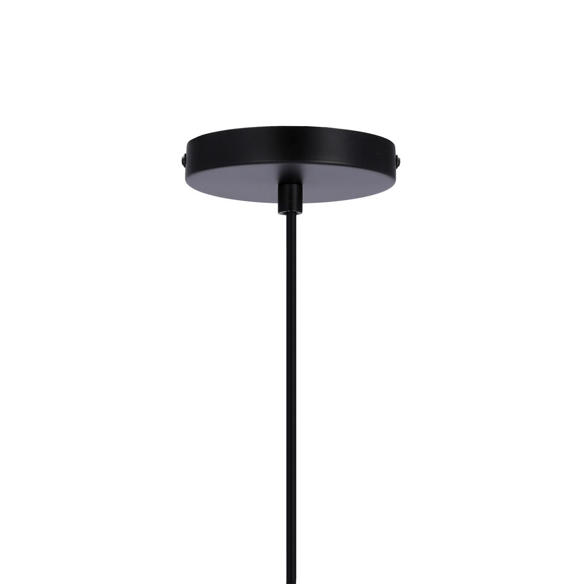 PENDELLAMPA Cordel 18.5/15/120 cm  - vit/svart, Design, metall (18.5/15/120cm)
