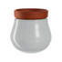 PFLANZTOPF - Terra cotta/Weiß, KONVENTIONELL, Glas/Keramik (10,01/12,9/10,01cm) - Leonardo PFLANZTOPF - Terra cotta/Weiß, KONVENTIONELL, Glas/Keramik (10,01/12,9/10,01cm) - Leonardo
