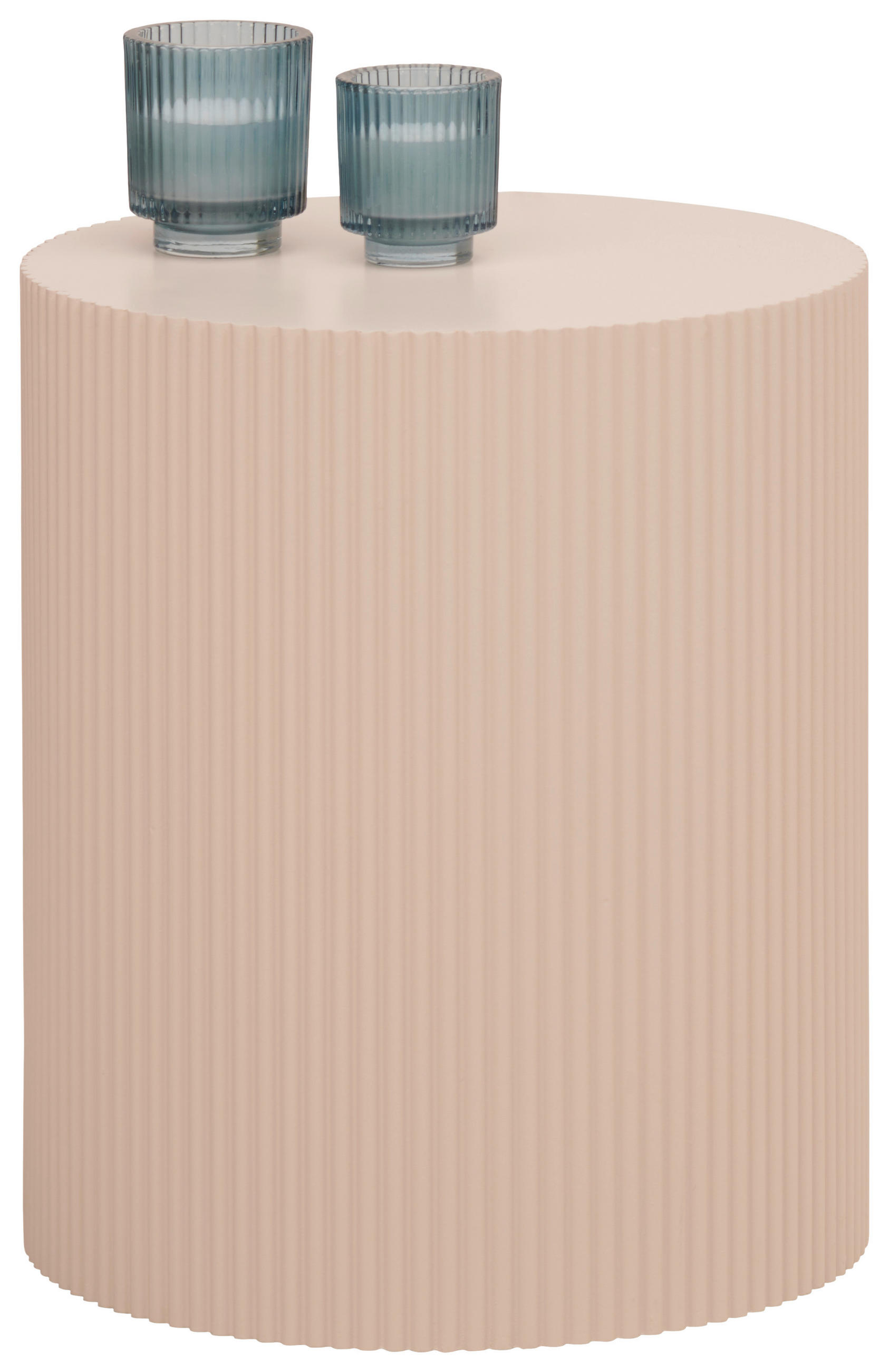 BEISTELLTISCH 39/39/45 cm Greige rund  - Greige, Trend, Holzwerkstoff (39/39/45cm) - Xora