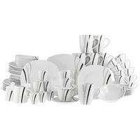 KOMBISERVICE Square - City Line 62-teilig  - Weiß, Trend, Keramik - Creatable