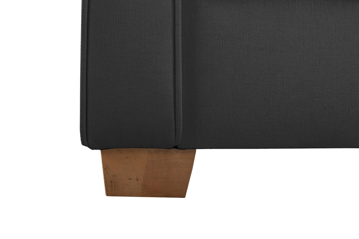 SESSEL in Anthrazit  - Anthrazit/Buchefarben, Design, Holz/Textil (93/89/82cm) - MID.YOU