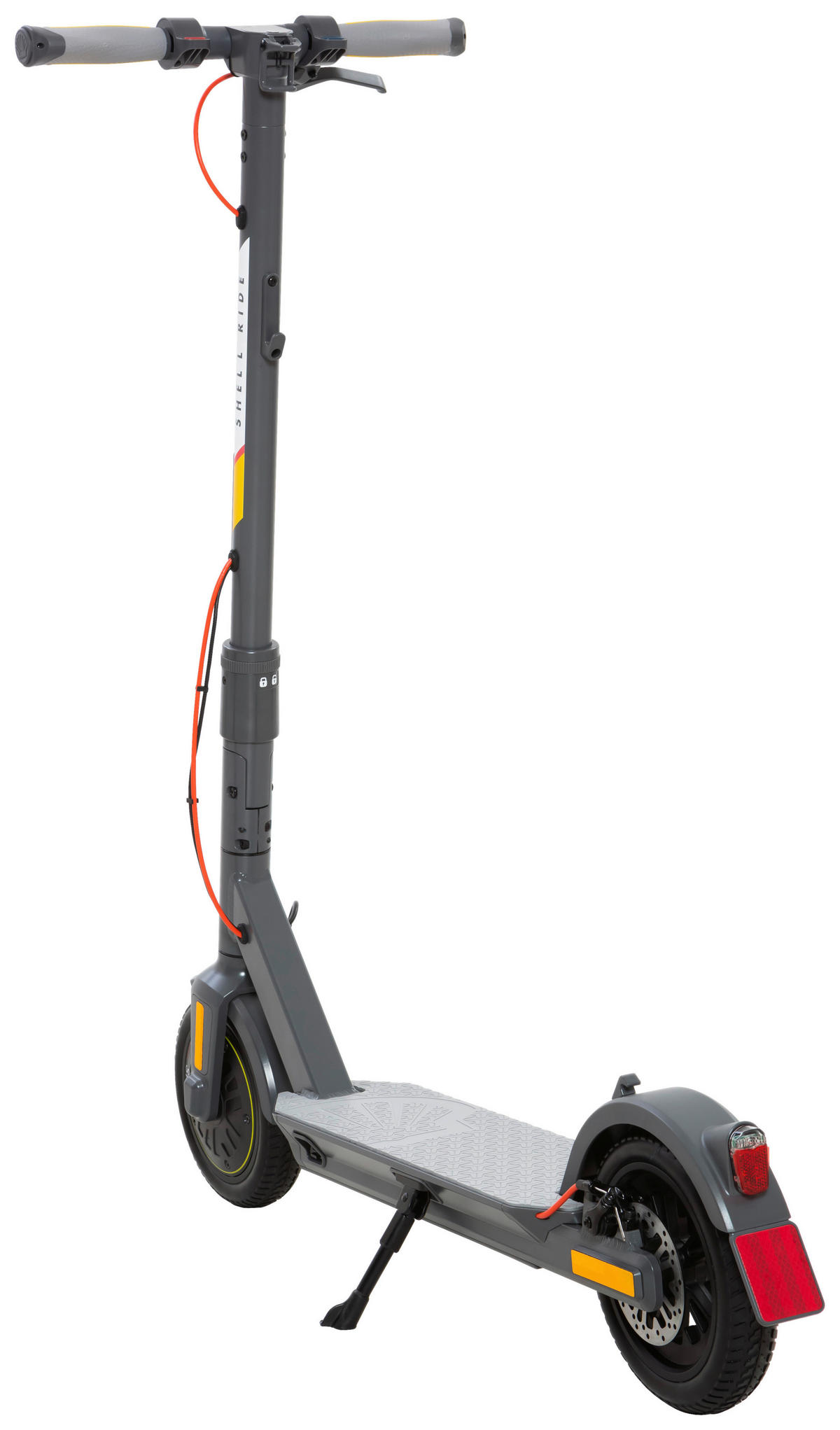 E-SCOOTER SHELL RIDE SR-5S CE  - Grau, KONVENTIONELL, Kunststoff/Metall (116/43/115cm)