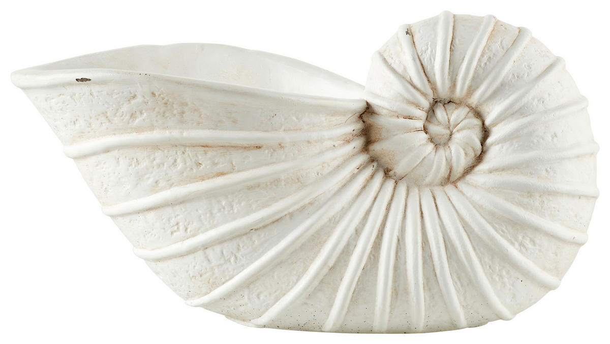 DEKOSCHALE - Weiß, LIFESTYLE, Stein (26/12,5/13,5cm) - Ambia Home