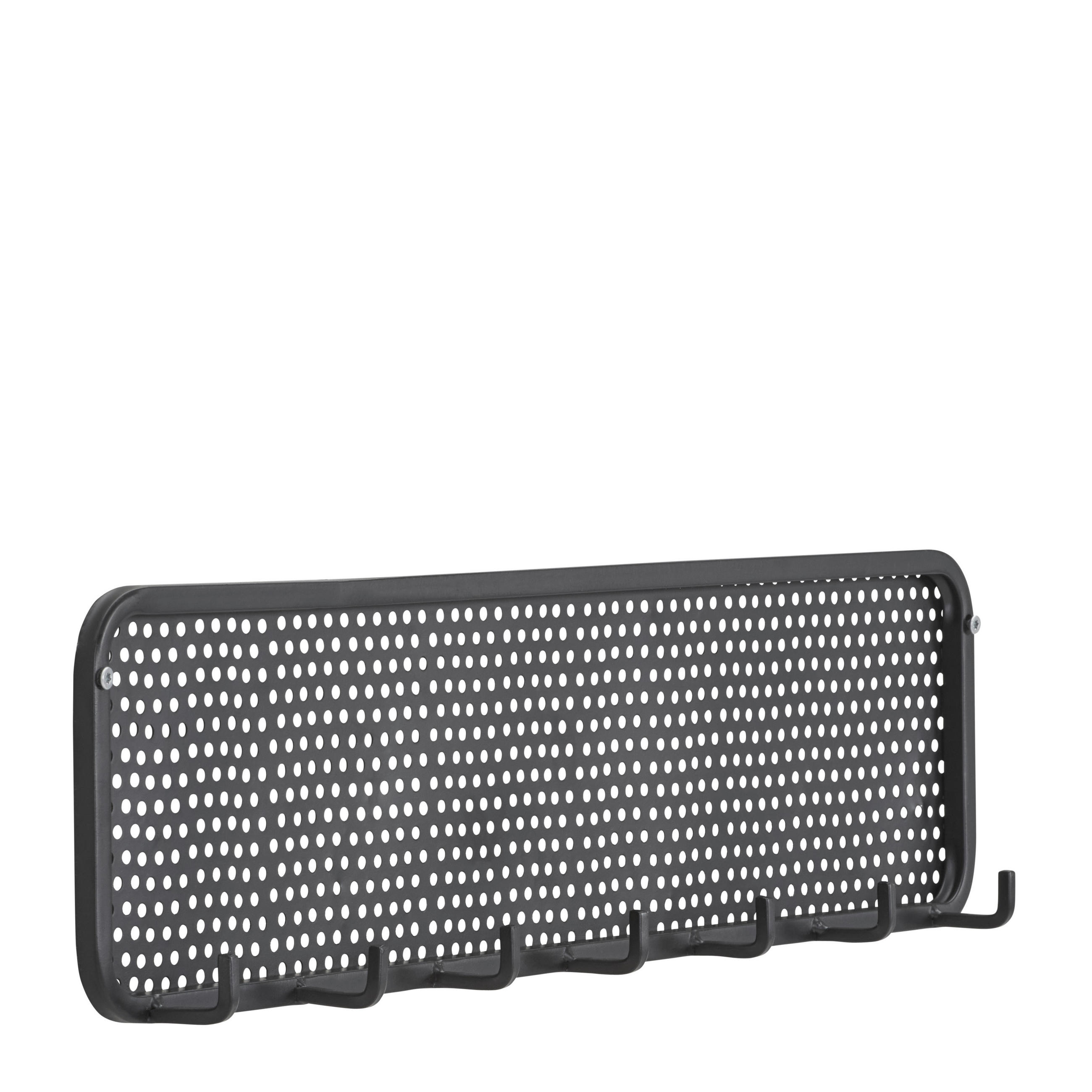 HAKENLEISTE  in Schwarz  - Schwarz, Design, Metall (60/15/4,5cm) - Landscape