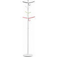 KLEIDERSTÄNDER in Grün, Rot, Schwarz, Weiß  30,5/178 cm  - Rot/Schwarz, Design, Metall (30,5/178cm) - Carryhome