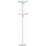 KLEIDERSTÄNDER in Grün, Rot, Schwarz, Weiß  30,5/178 cm  - Rot/Schwarz, Design, Metall (30,5/178cm) - Carryhome