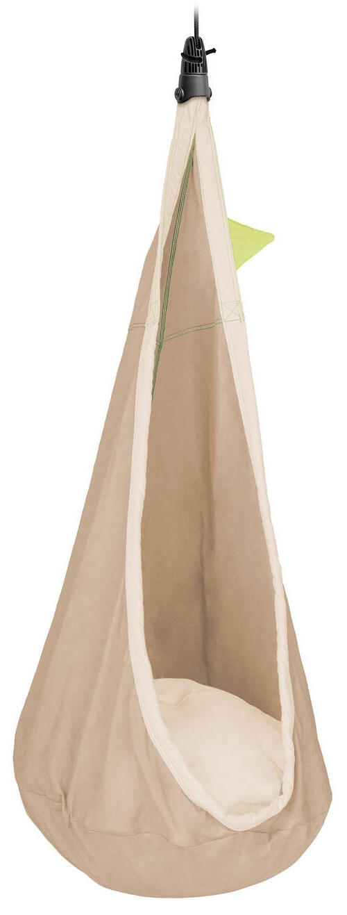 KINDERHÄNGENEST cotton 70/200-400/150 cm  - Hellbraun/Beige, KONVENTIONELL, Textil (70/200-400/150cm) - La Siesta