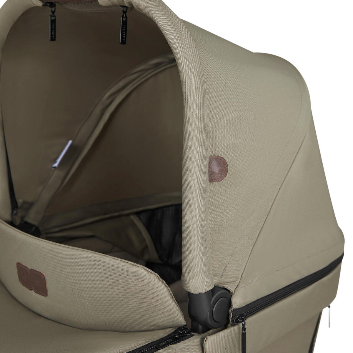KINDERWAGENSET  Vicon 4  Reed  - Beige/Schwarz, Basics, Textil/Metall (91/61/110cm) - ABC Design