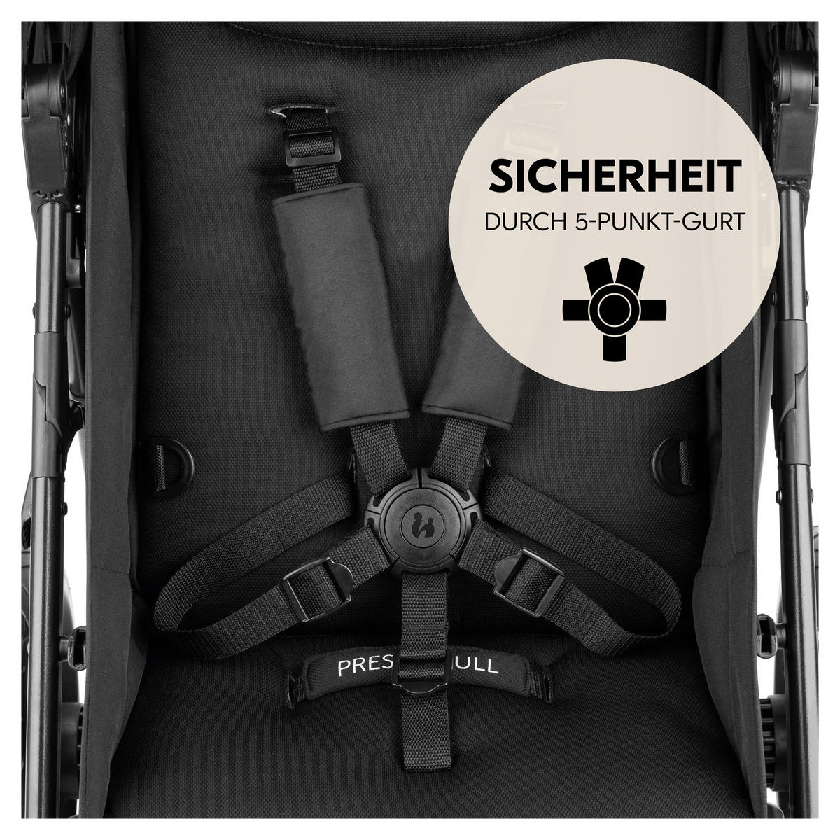 BUGGY Rapid 3 Air  - Schwarz, Basics, Kunststoff/Textil (61/110/114cm) - Hauck