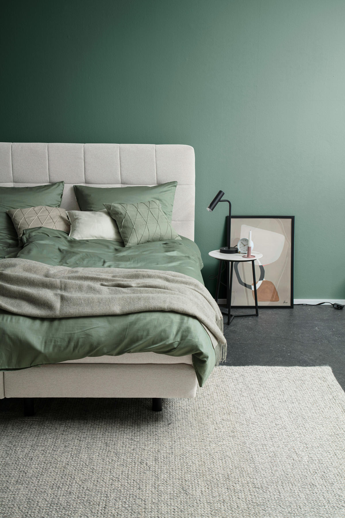 WENDEBETTWÄSCHE SW-Pure Satin 135/200 cm  - Salbeigrün/Grün, KONVENTIONELL, Textil (135/200cm) - Schöner Wohnen