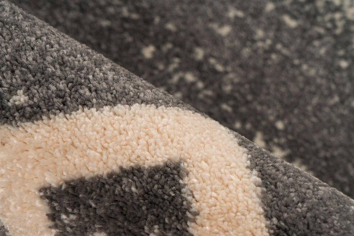 TEPPICH 160/230 cm Naila 100 Grau Grau  - Grau, KONVENTIONELL, Textil (160/230cm)