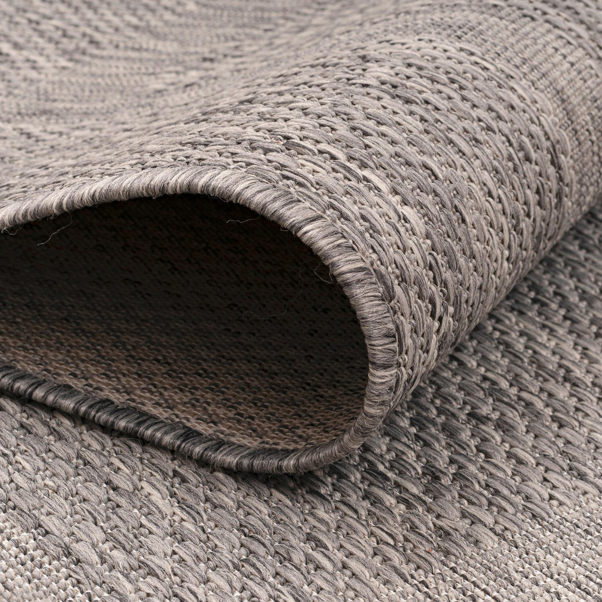 RAVNO TKANA PREPROGA  Relax      200/200 cm   tkano  siva  - siva, Basics, tekstil (200/200cm) - Novel