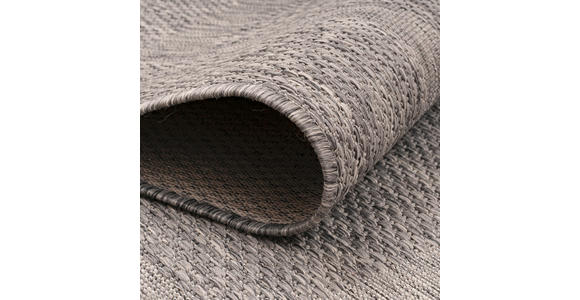 FLACHWEBETEPPICH 200/200 cm Relax Grau - Grau, Basics, Textil (200/200cm) - Novel