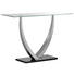 KONSOLE in Metall, Glas 120/77/40 cm - Silberfarben/Schwarz, Design, Glas/Metall (120/77/40cm) - Xora KONSOLE in Metall, Glas 120/77/40 cm - Silberfarben/Schwarz, Design, Glas/Metall (120/77/40cm) - Xora