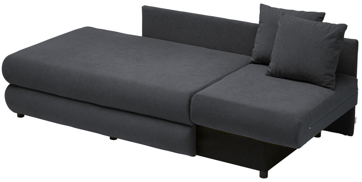 REKAMIÉ textil antracit  - fekete/antracit, Design, műanyag/textil (171/71-88/93cm) - Cantus