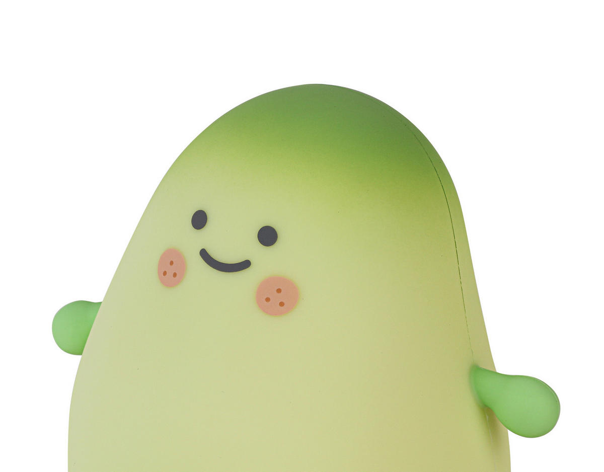 NOČNÉ SVETLO, 12,2/11,6/12,2 cm - zelená, Trend, plast (12,2/11,6/12,2cm) - Novel