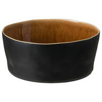 SCHÜSSEL RIVIERA   - Cognac/Schwarz, Basics, Keramik (24/10cm) - Costa Nova