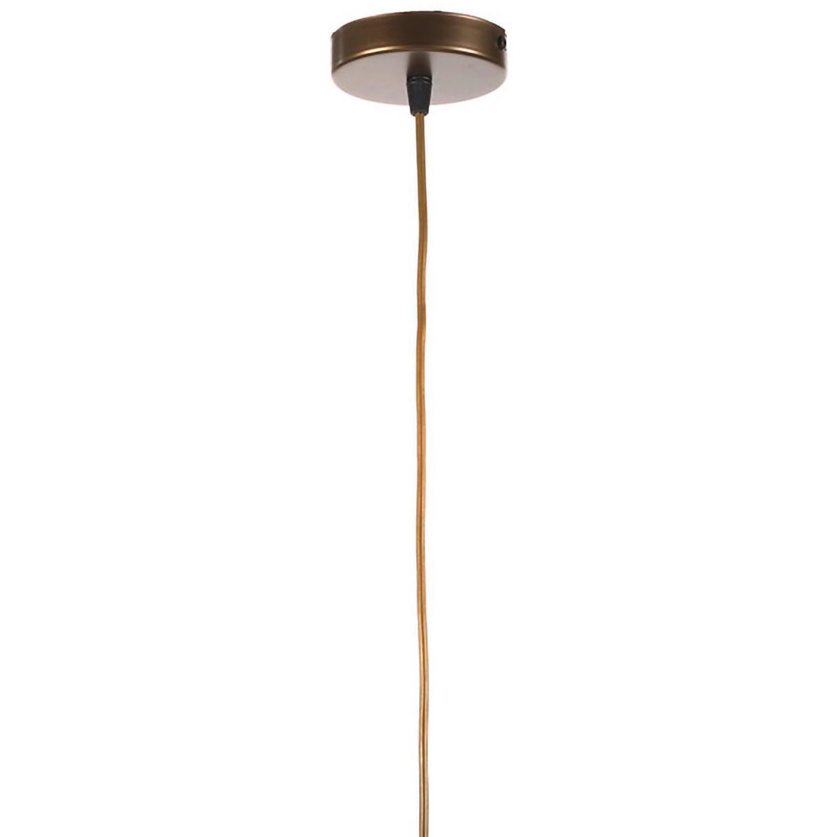 ZÁVESNÉ SVIETIDLO, 50/110 cm  - bronzová, Design, kov (50/110cm)