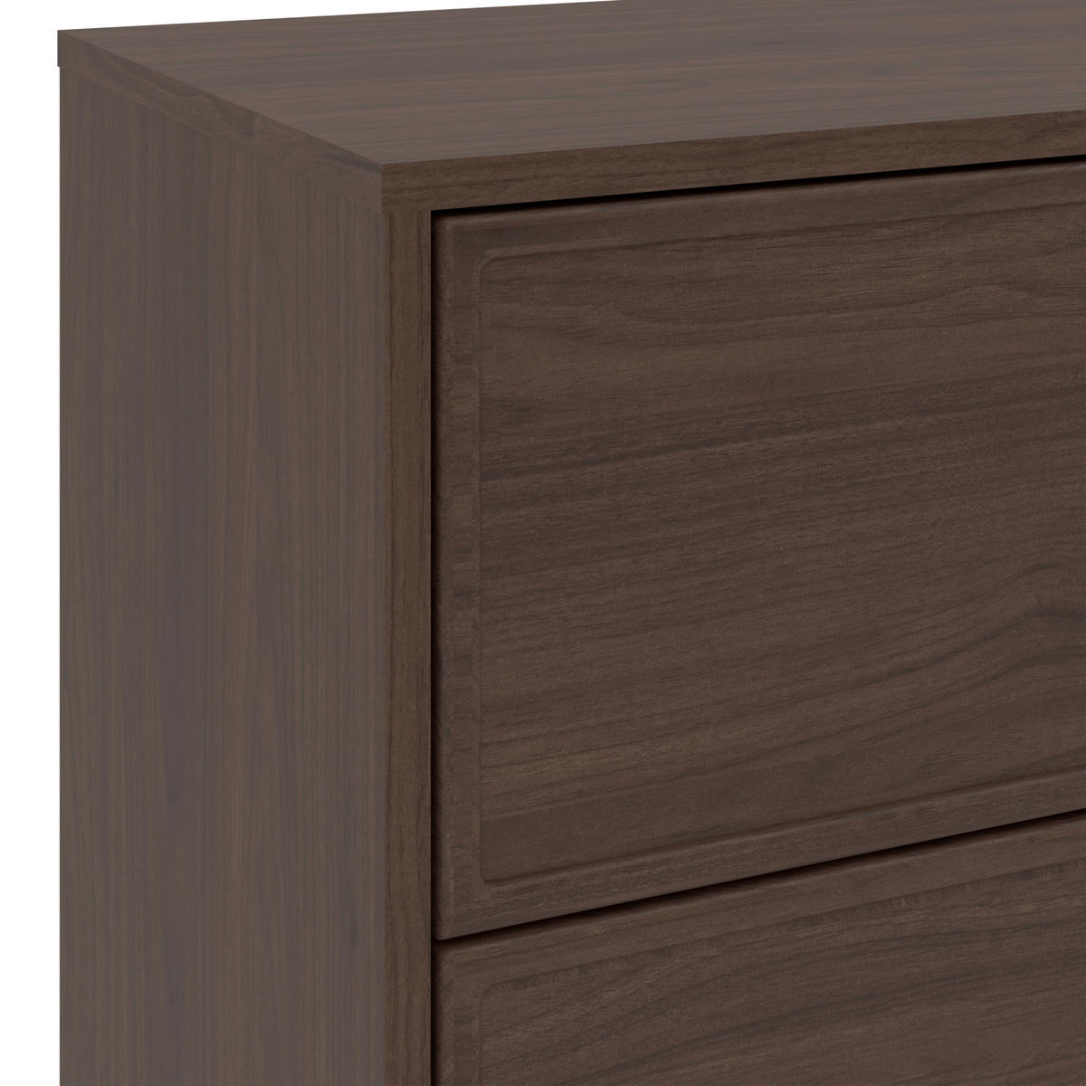 KOMMODE Deco, 150/92/40 cm, 6 Schublade(n)  - Walnussfarben/Schwarz, Design, Holzwerkstoff/Metall (150/92/40cm) - MID.YOU