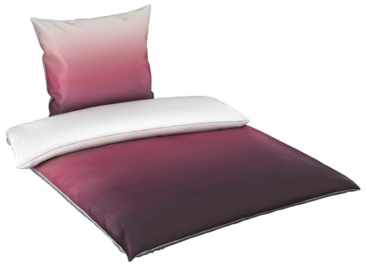 BETTWÄSCHE Satin 135/200 cm  - Mauve, Design, Textil (135/200cm) - Novel
