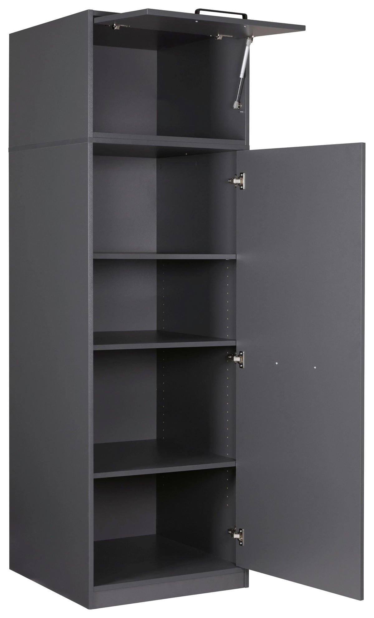 HAUSWIRTSCHAFTSRAUM 335/208/68 cm  in Anthrazit  - Anthrazit, MODERN, Holzwerkstoff (335/208/68cm) - home24