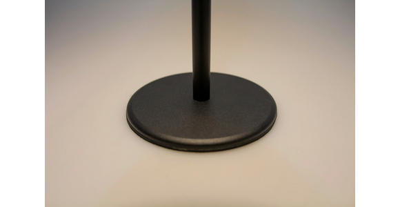 AKKU-TISCHLEUCHTE 11,5/36 cm - Schwarz, Design, Kunststoff/Metall (11,5/36cm) - Novel