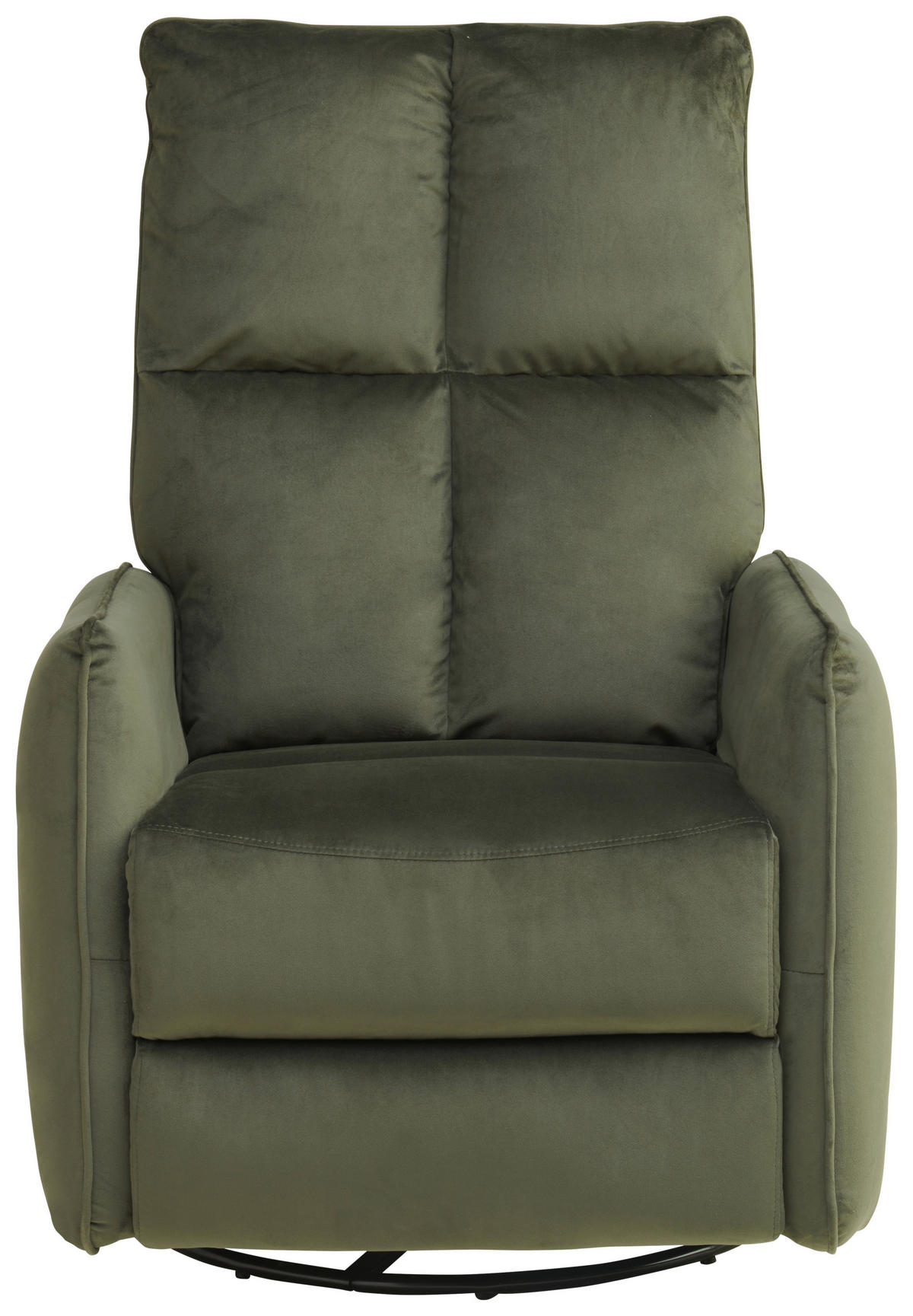 RELAXSESSEL in Metall, Textil Grün  - Schwarz/Grün, Design, Textil/Metall (81/110/95cm) - Carryhome