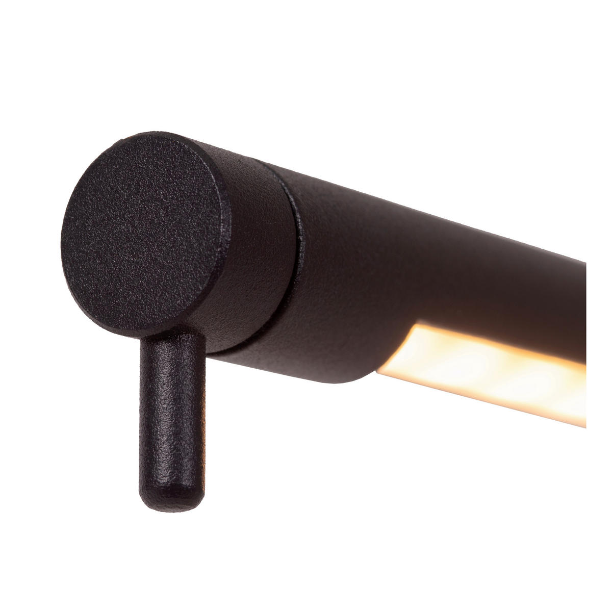 SCHREIBTISCHLEUCHTE MADISON 62.5/5.5/33 cm   - Schwarz, Design, Metall (62.5/5.5/33cm) - Lucide