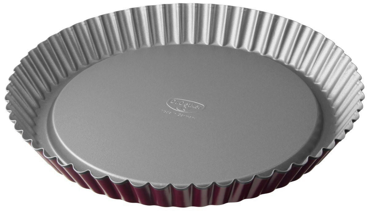 KALUP ZA VOĆNI KOLAČ  - siva/tamno crvena, Basics, metal (28cm) - Dr.Oetker