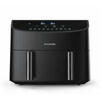 HEIßLUFTFRITTEUSE Rachs KOCHWERK 7 L  - Schwarz, Basics, Kunststoff/Metall (39/36/31cm) - KOCHWERK