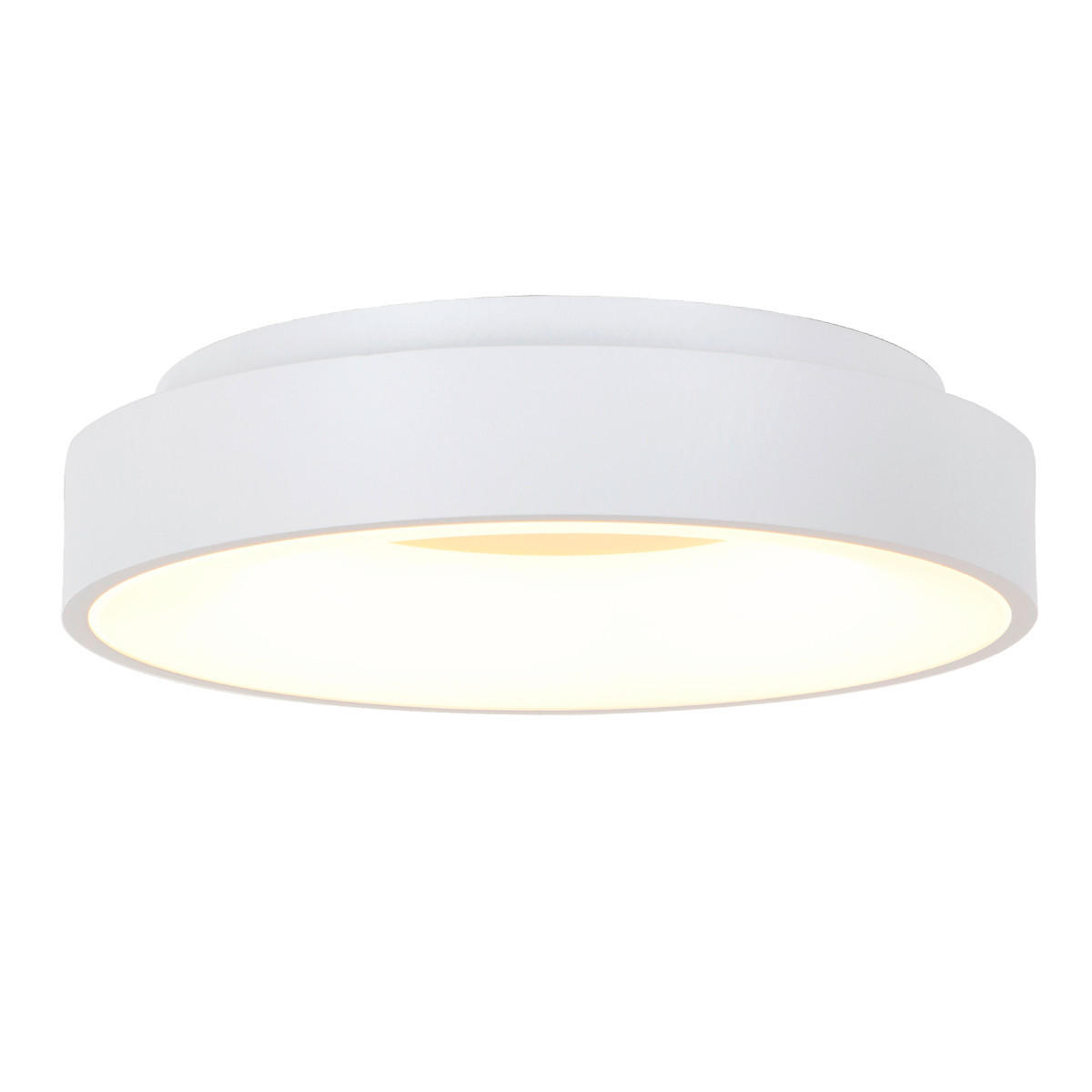 LED-DECKENLEUCHTE Ringlede 48/9 cm   - Weiß, KONVENTIONELL, Kunststoff/Metall (48/9cm)