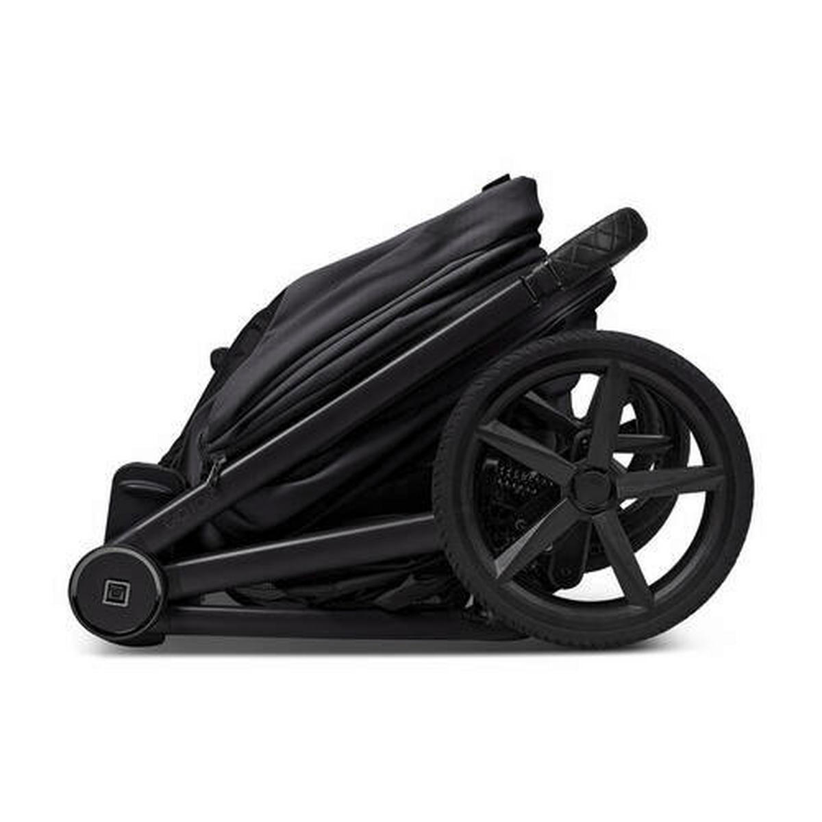KOMBIKINDERWAGEN  Gio Fold ETPU  Onyx  - Schwarz, Basics, Textil/Metall (120/58/92cm) - Moon Edition