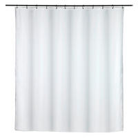 DUSCHVORHANG SAOBA GRS PES 180/200 cm  - Weiß, KONVENTIONELL, Kunststoff/Textil (180/200cm) - Schöner Wohnen