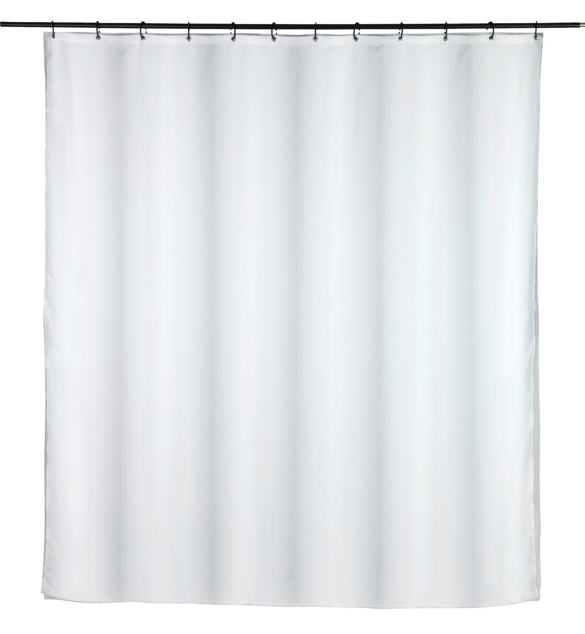 DUSCHVORHANG SAOBA GRS PES 180/200 cm  - Weiß, KONVENTIONELL, Kunststoff/Textil (180/200cm) - Schöner Wohnen