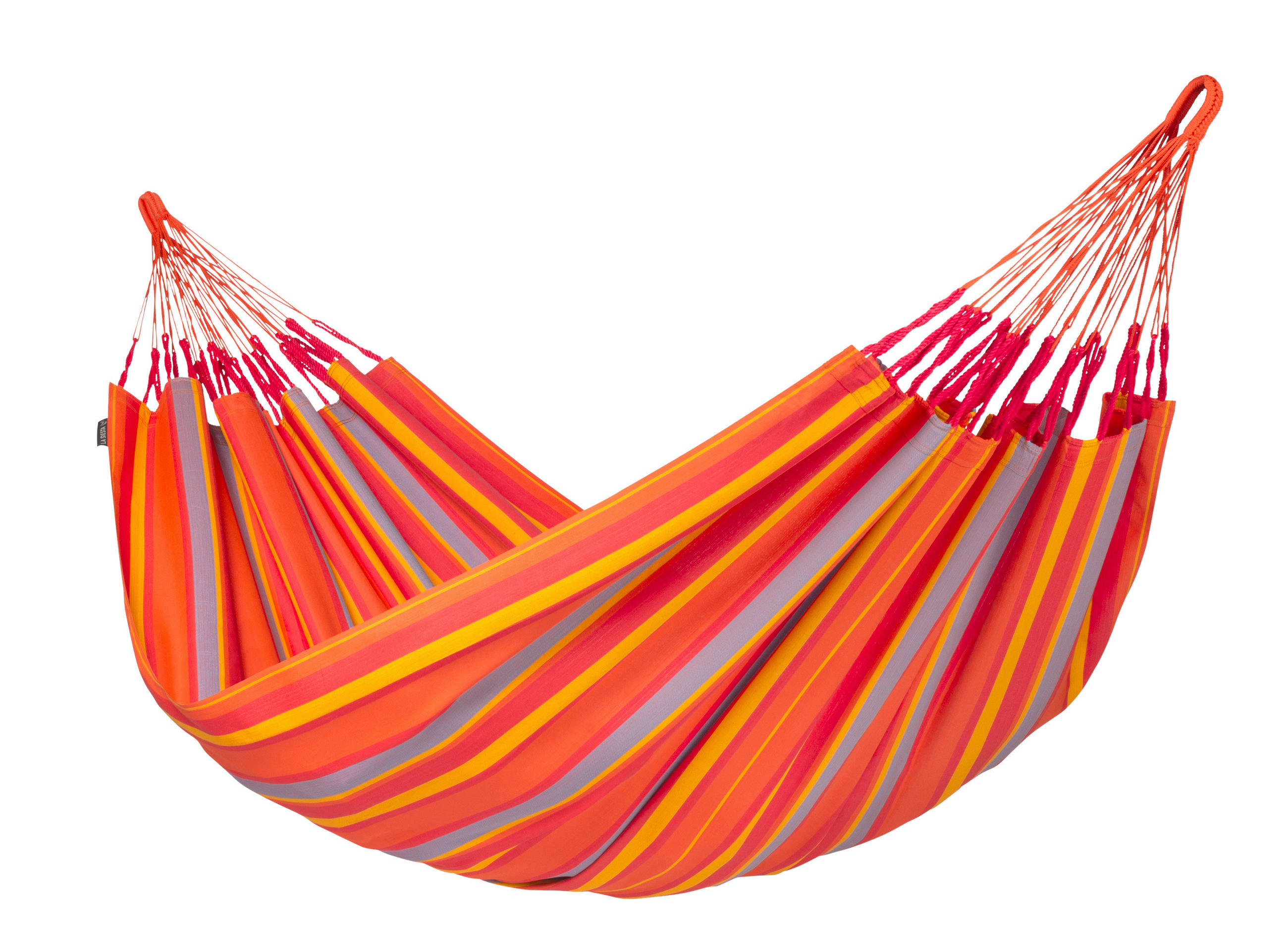 HÄNGEMATTE double outdoor  - Gelb/Rot, KONVENTIONELL, Textil (160/350cm) - La Siesta