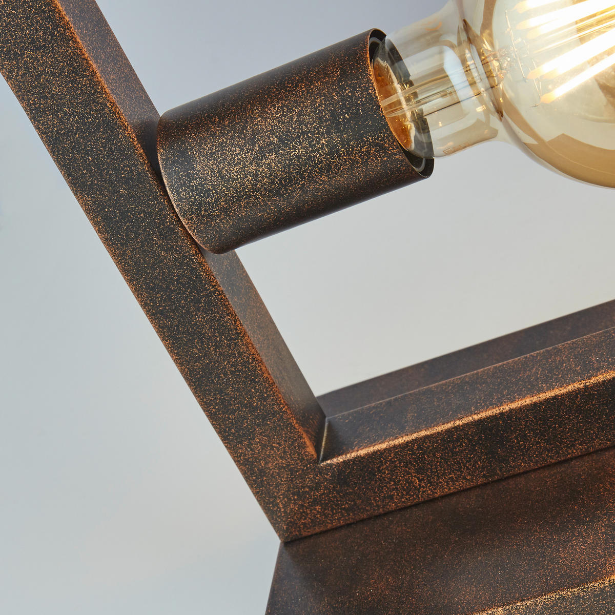 BORDSLAMPA Oblong 28/12/46 cm   - brun, Lifestyle, metall (28/12/46cm)