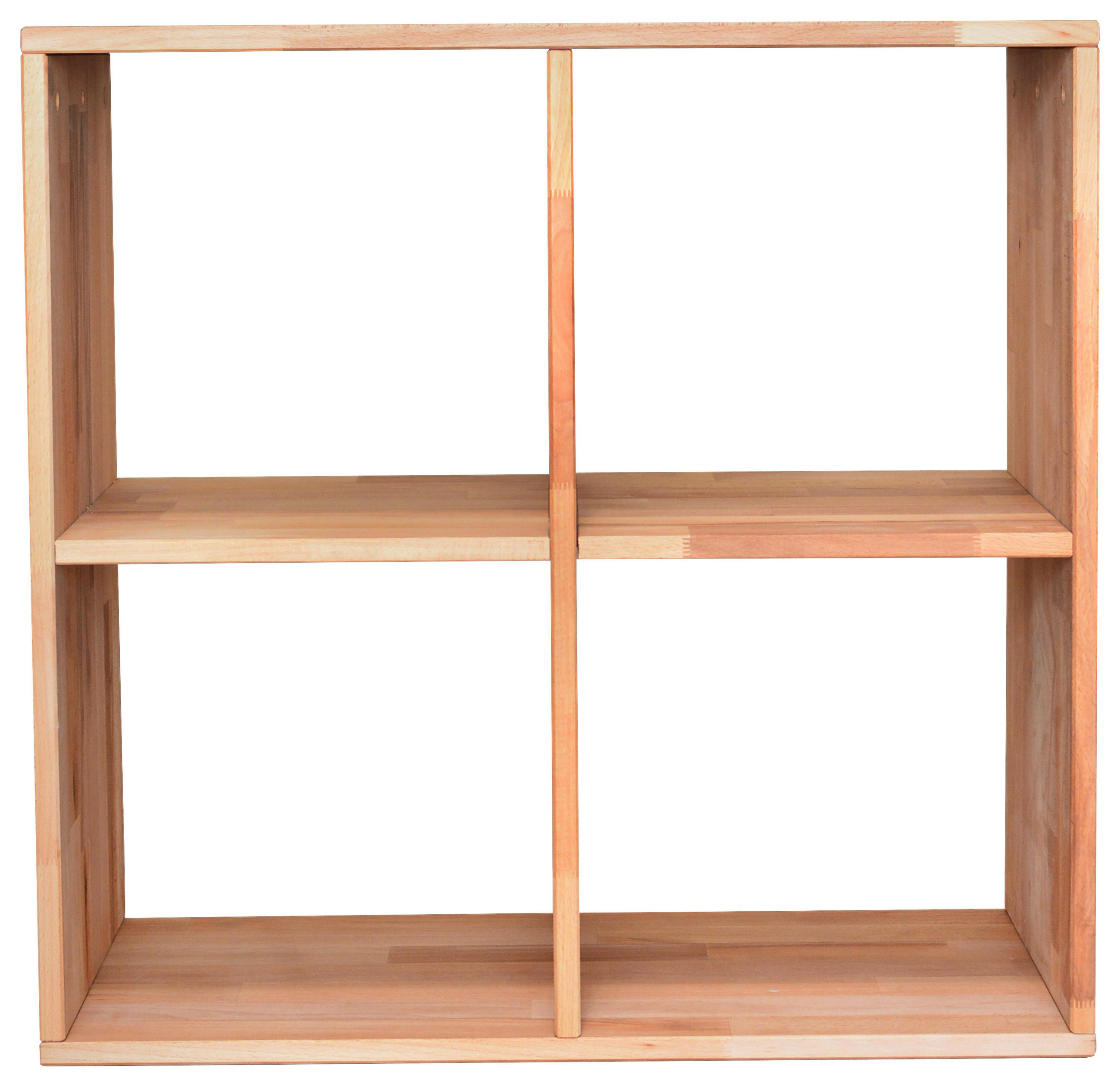 REGAL 75,4/75,4/35 cm Buchefarben - Buchefarben, Natur, Holz (75,4/75,4/35cm) - Livetastic