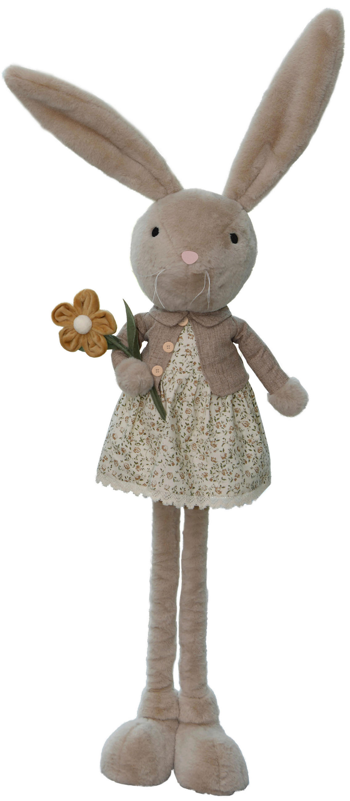 DEKOHASE - Gelb/Beige, Lifestyle, Textil/Metall (28/132/20cm)