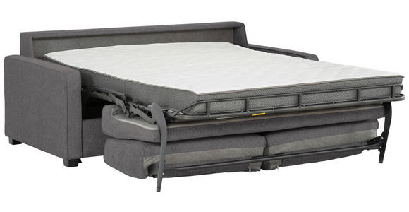 SCHLAFSOFA Webstoff Anthrazit  - Anthrazit/Schwarz, Design, Kunststoff/Textil (205/83/100cm) - Xora