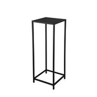 BEISTELLTISCH 31/31/80 cm Schwarz quadratisch  - Schwarz, Trend, Metall (31/31/80cm) - Boxxx