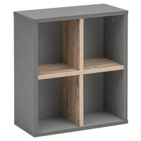 BADEZIMMERREGAL 40,5/48,5/20,5 cm  - Eichefarben/Grau, KONVENTIONELL, Holzwerkstoff (40,5/48,5/20,5cm) - Stylife