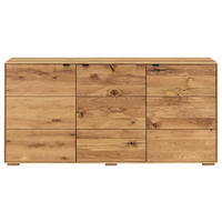 SIDEBOARD  180/85/42 cm  - Wildeiche/Anthrazit, Natur, Holz/Metall (180/85/42cm) - Linea Natura